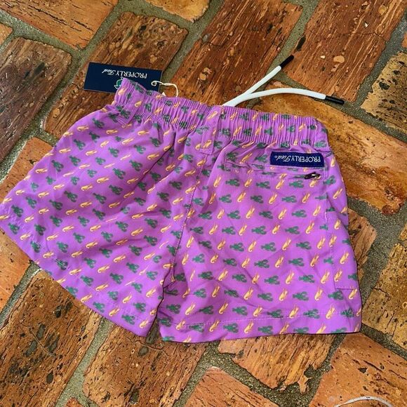 Properly Tied Mardi Gras crawfish lobster shorts NWT - Picture 2 of 2